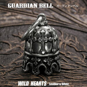 K[fBAx NX \ AJ oCJ[^n[[ ANZT[ y_g L[z_[ Guardian Bell Pendant Harley AccessoryWILD HEARTS Leather&Silver (ID gb4958k5)