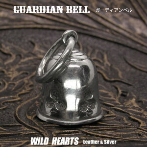 K[fBAx N[o[ VbN AJ oCJ[^n[[ ANZT[ y_g L[z_[ Guardian Bell Pendant Harley AccessoryWILD HEARTS Leather&Silver (ID gb4961k5)