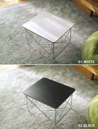 【楽天市場】イームズ ミニテーブル LTRT ワイヤーベーステーブル リプロダクト 白 黒 | コーヒーテーブル サイドテーブル ローテーブル