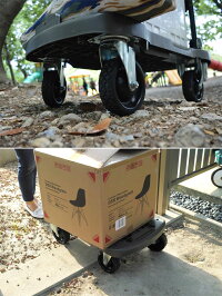 オフロード折りたたみ台車HEAVYDUTYCART(ヘビーデューティーカート)折り畳みタフなカート大径キャスター荷物滑落防止ストッパー付き悪路段差