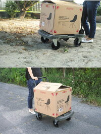 オフロード折りたたみ台車HEAVYDUTYCART(ヘビーデューティーカート)折り畳みタフなカート大径キャスター荷物滑落防止ストッパー付き悪路段差