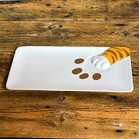 どろぼう猫魚プレート とらねこ 【ギフトラッピング 無料】