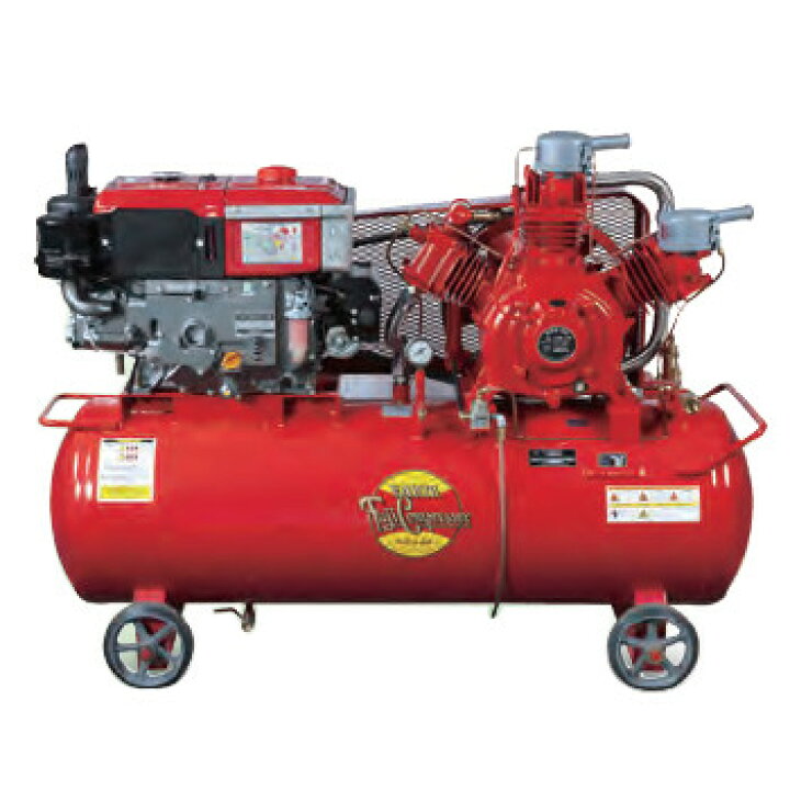 楽天市場】富士コンプレッサー 5.5kW SW-55N DS 空冷二段圧縮エンジン 
