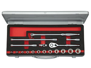 KTC 9.5sq. 3/8 �\�P�b�g�����`�Z�b�g (�Z�p) 18�_ TB318A