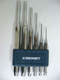 シグネット SIGNET ピンポンチセット 6本組 60501