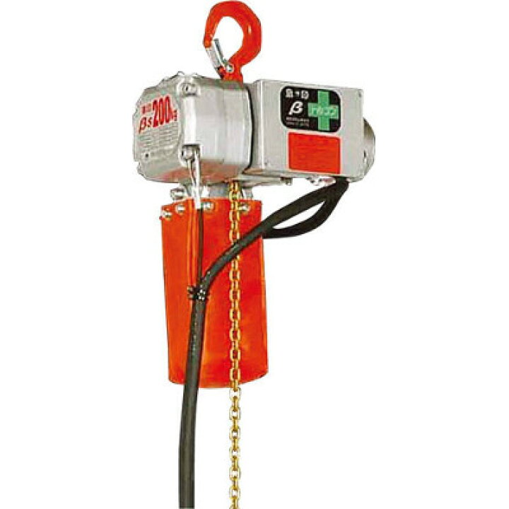 楽天市場】象印 ベータ BS-020 単相100V 電気チェーンブロック 200kg 