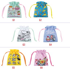 一番くじ トムとジェリー Tasty Moments〜おいしい毎日〜 G賞 巾着ポーチ 全6種 単品販売