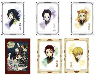 一番くじ 鬼滅の刃 〜弐〜 ・E賞 オリジナルイラスト台紙付ミニポスター(全1種)・F賞:台紙付ミニポスター(2種)・G賞:<柱>台紙付ミニポスター (3種) 合計6枚セット■ 2020年6