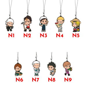 一番くじ ハイキュー!!〜米を食べろ 肉を食べろ 野菜も食べろ!!〜 N賞 2年ラバーストラップ 全9種 単品販売