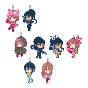 一番くじ ソードアート・オンライン オルタナティブ ガンゲイル・オンライン C賞 ラバーストラップ 8種セット ■ SAO ソードアートオンライン ピトフーイ 小比類巻香蓮 / 篠原美優