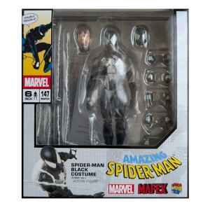 �}�t�F�b�N�X No.147 MAFEX SPIDER-MAN BLACK COSTUME(COMIC Ver.)�@���f�B�R���E�g�C�@�X�p�C�_�[�}���@�u���b�N�J�X�^���@MARVEL