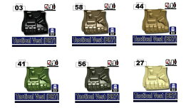 カスタムレゴ カスタムパーツ LEGO 装備 備品 スワット SWAT 世界大戦　タクティカルベスト　BR7　ディープブロンズ