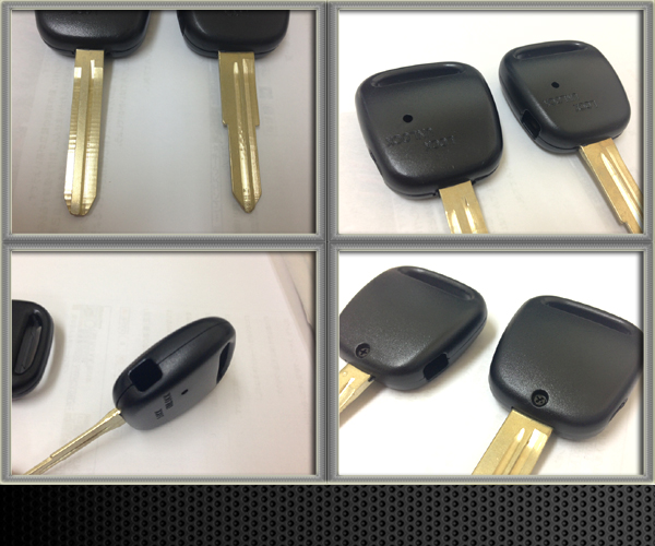 楽天市場】トヨタ ブランクキー キー形状選択可 横１ボタン 合鍵