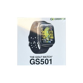【新品】GREENON グリーンオン 腕時計型GPSゴルフナビ 2024年モデル ゴルフウォッチ GS501 ブラック