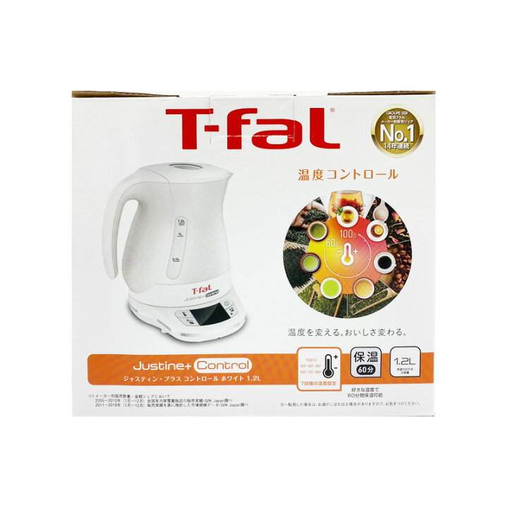 楽天市場】【新品】T-FAL ティファール 電気ケトル 1.2L KO7551JP 