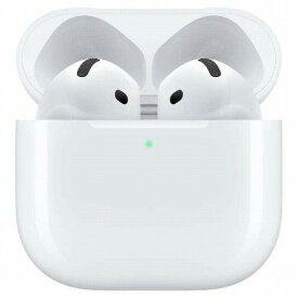 【新品】AirPods4 ホワイト ワイヤレス(左右分離) ノイズキャンセリング対応 Bluetooth対応 2024モデル MXP93JA アクティブノイズキャンセリング搭載
