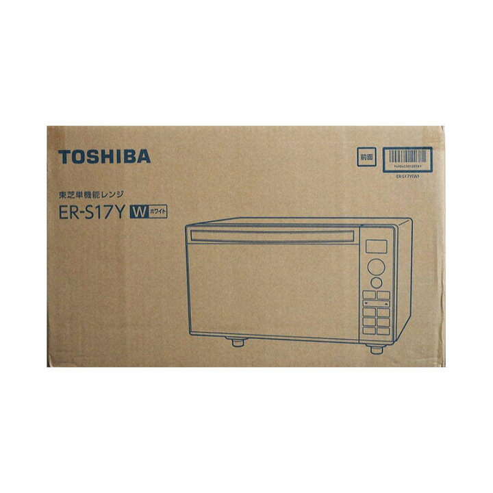楽天市場】【新品】TOSHIBA 東芝 電子レンジ ER-S17Y-W ホワイト 