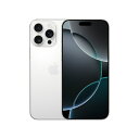【新品】iPhone 16 Pro 1TB ホワイトチタニウム MYN93J/A SIMフリー