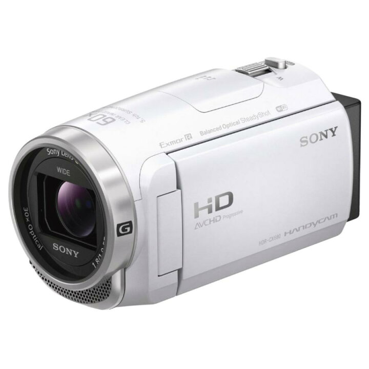 楽天市場】【新品未開封品】SONY ソニー HDR-CX680 (W) [ホワイト 