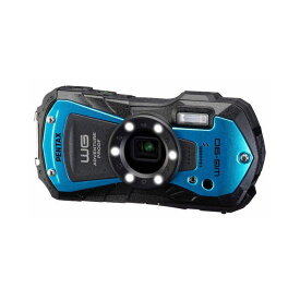 【中古美品】PENTAX ペンタックス コンパクトデジタルカメラ WG-90 ブルー