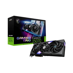 yVizMSI GGXAC rfIJ[h GeForce RTX 5070 12G GAMING TRIO OC PCIExp 12GB