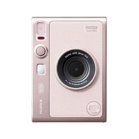 【新品】FUJIFILM 富士フィルム ハイブリッドインスタントカメラ instax mini Evo チェキ USB Type-C対応 ジェントルローズ