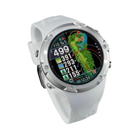 【中古美品】Shot Navi ショットナビ ゴルフウォッチ Evolve PRO ホワイト・シルバー・シルバー