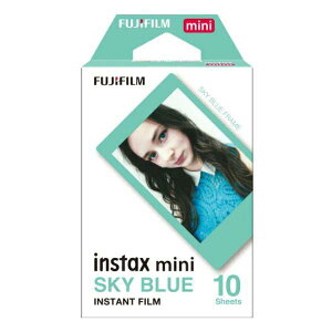 �y���[���֔����z�y�V�i�zFUJIFILM �x�m�t�C���� �`�F�L��p�t�B���� instax mini Film SKY BLUE �X�J�C�u���[ 10����