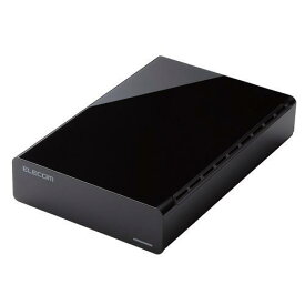 【新品】ELECOM エレコム 外付けHDD ELD-HTV080UBK ブラック
