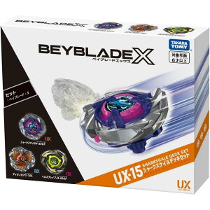 �y�V�i�zTAKARA TOMY �^�J���g�~�[ BEYBLADE X �x�C�u���[�hX UX-15 �V���[�N�X�P�C���f�b�L�Z�b�g
