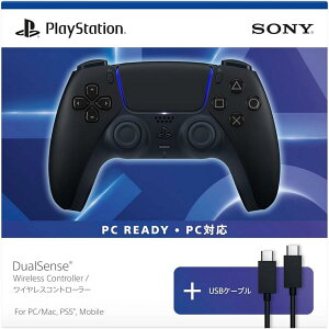 �y�V�i ���s�ǁE�V�������N�j��i�zSONY �\�j�[ DualSense ���C�����X�R���g���[���[ USB�P�[�u�� for PC CFIJ-15502 �~�b�h�i�C�g �u���b�N