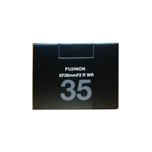 【新品】FUJIFILM 富士フイルム カメラレンズ XF35mmF2 R WR FUJINON(フジノン) シルバー