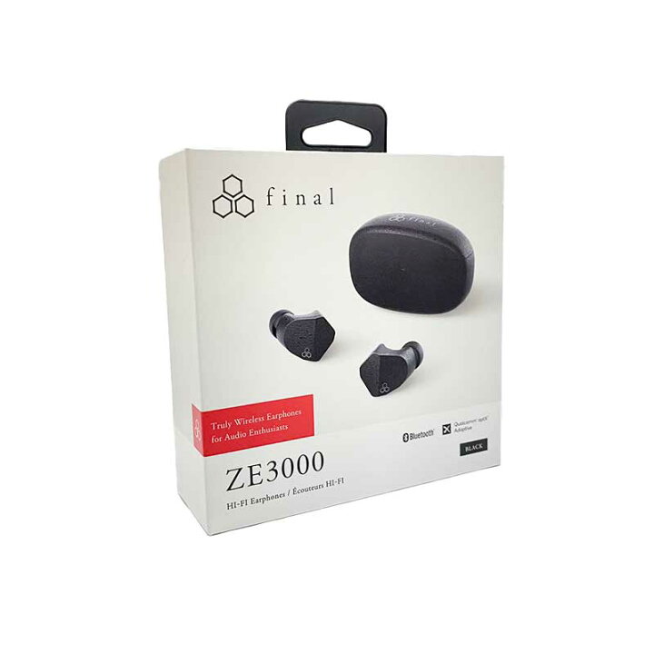 楽天市場】【土日祝発送】【新品】final ZE3000 FI-ZE3DPLTW ブラック 