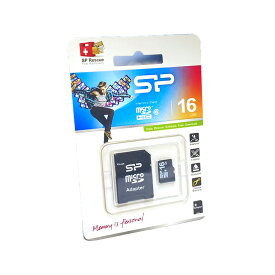 【土日祝発送】シリコンパワー SP016GBSTH006V10-SP（16GB）microSDHCカード 16GB メール便