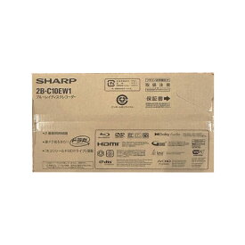 【土日祝発送】【新品】SHARP シャープ AQUOS ブルーレイレコーダー 2B-C10EW1 1TB ブラック