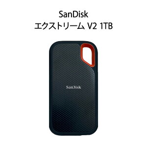 �y�V�i�zSanDisk SSD �O�t�� 1TB USB3.2Gen2 �Ǐo�ő�1050MB/�b �G�N�X�g���[�� �|�[�^�u��SSD V2 Win Mac PS4 PS5 �G�R�p SDSSDE61-1T00-GH25