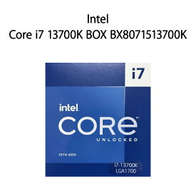 【土日祝発送】【新品 箱不良・シュリンク破れ品】intel インテル Core i7 13700K BX8071513700K