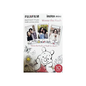 【新品】FUJIFILM フジフイルム インスタントカラーフイルム instax mini 10枚 エガライリ くまのプーさん【ポスト投函便・代引き不可・メール便】