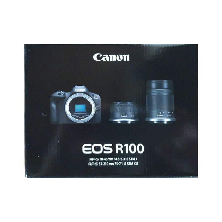 楽天市場】【新品】Canon キャノン ミラーレスカメラ EOS R100 ダブル 
