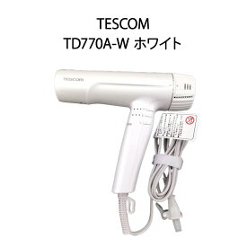 【土日祝発送】【新品】TESCOM テスコム プロテクトイオンヘアードライヤー TD770A-W ホワイト