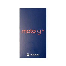 【新品】Motorola モトローラー moto g24 128GB チャコールブラック SIMフリー