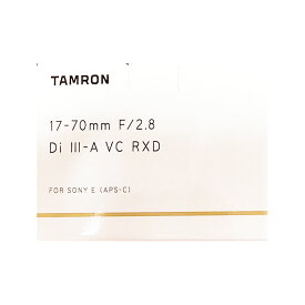 【土日祝発送】【新品】TAMRON タムロン フジフイルムX用 カメラレンズ 17-70mm F/2.8 Di III-A VC RXD Model B070