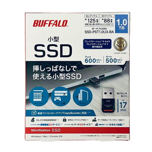 yVizBUFFALO obt@[ OtSSD SSD-PST1.0U3-BA 1TB ubN
