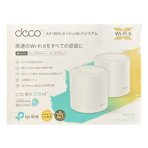 yVizTP-Link eB[s[N Wi-Fi[^[ Deco X20 2-pack