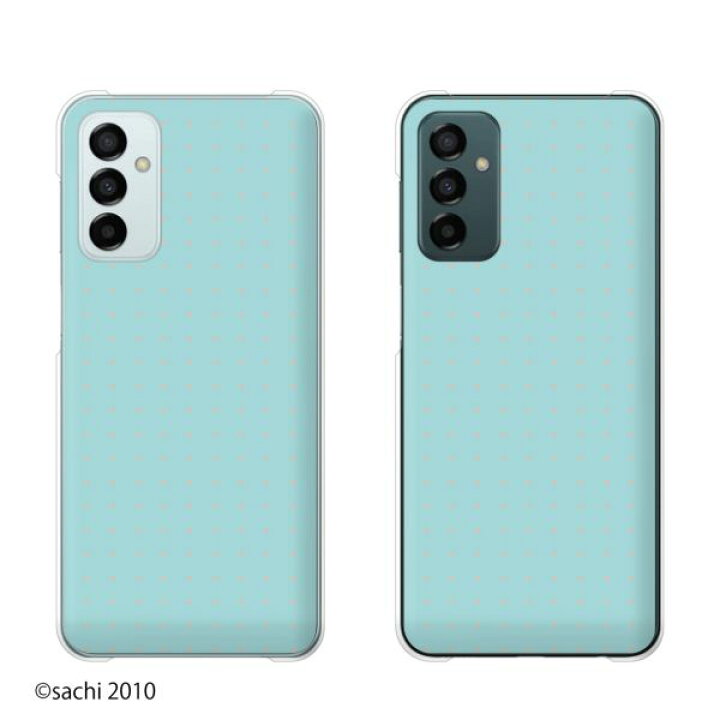 楽天市場】Galaxy M23 5G ドット 水色 ブルー シャーベットカラー 