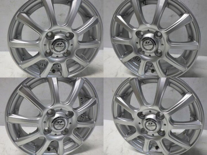 楽天市場】【中古】中古ホイール 13インチ 4本セットウェッズ DEBOR 