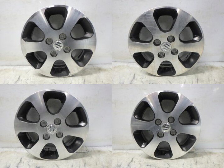 楽天市場】【中古】中古ホイール 14インチ 4本セットスズキ純正14x4.5J 