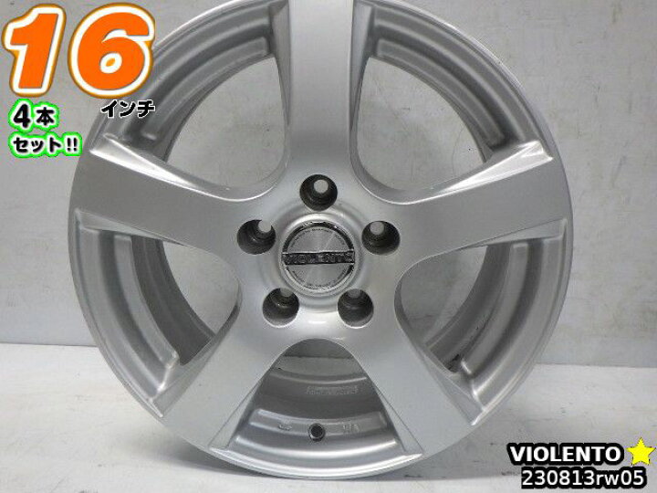 DUNLOP VIOLENTO ヴィオレント 社外ホイール 16インチ 4本 6.5 