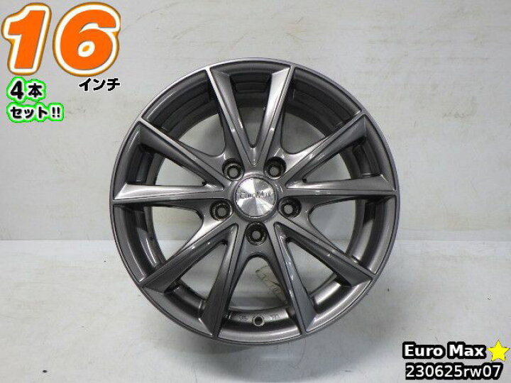 楽天市場】【中古】中古ホイール 16インチ 4本セットMANARAY SPORT 