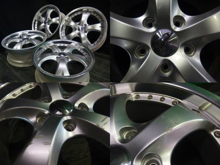 楽天市場】【中古】中古ホイール 17インチ 4本セットBEO(ベオ)17x7J/+ 